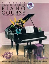 Alfred's Basic Adult Piano Course piano sheet music cover Thumbnail